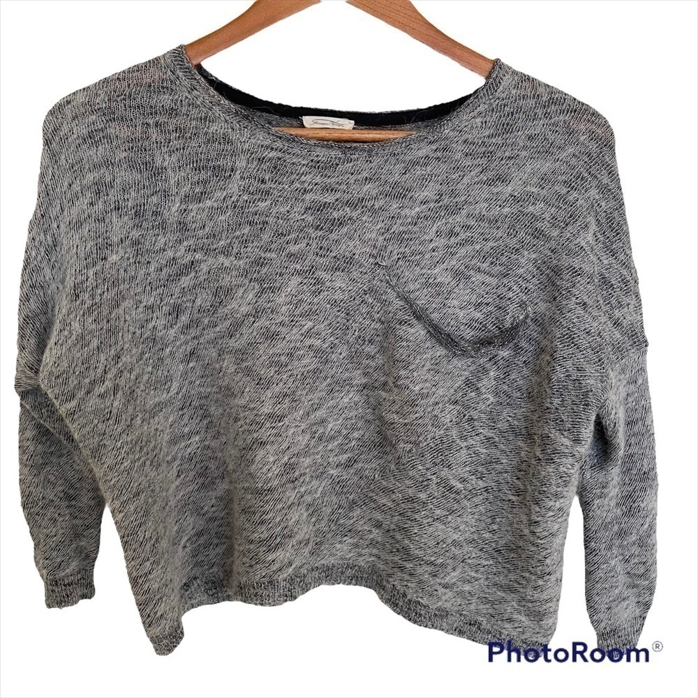 American Vintage Textured Alpaca Blend Knit Pullover Sweater, Size X-Small-Small